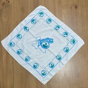 Vintage 70’s Longview, Texas bandana
